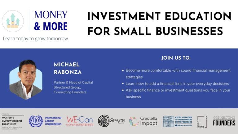 Introducing “Money & More”: Investment education series for entrepreneurs